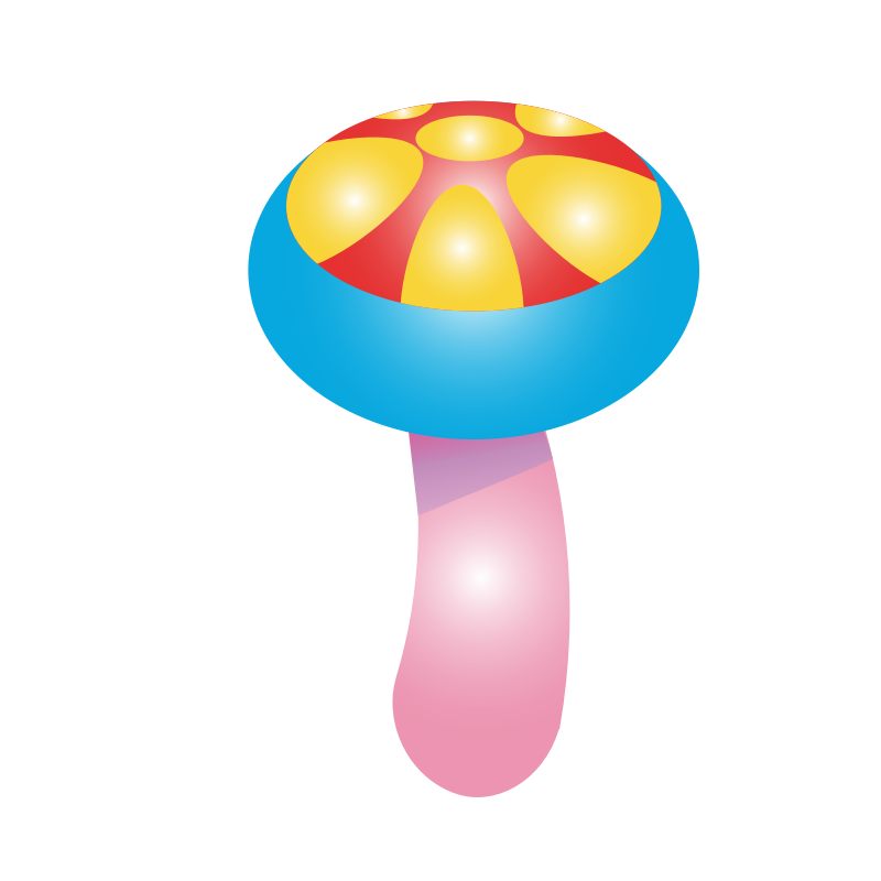 Clipart - magic mushroom فطر سحري