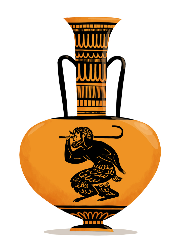 h.e.clark_draw: greek vases