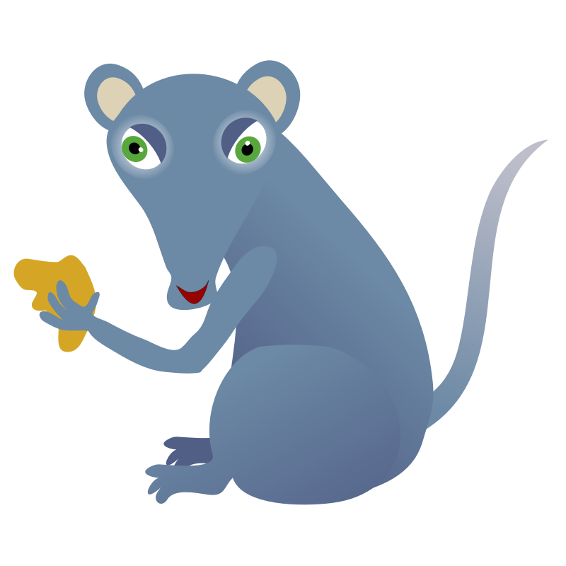 Clipart - Cheesy Mouse