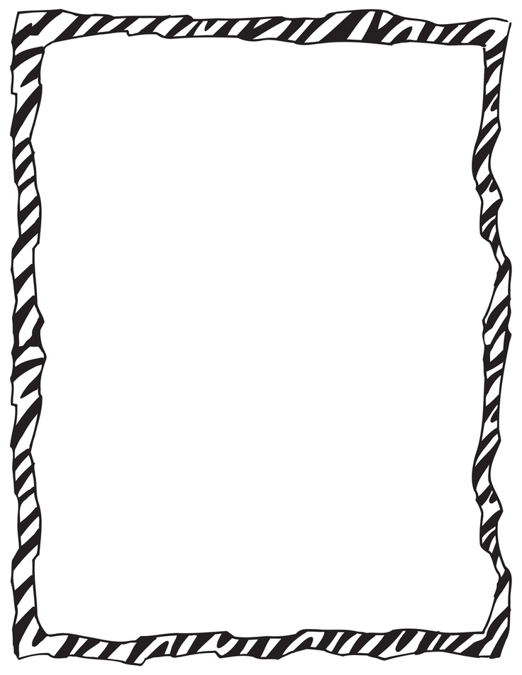 free clip art zebra border - photo #42