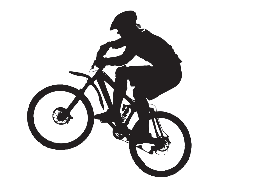 Hotel Mountain Biking Clip Art Redwhite Icon - Free Icons