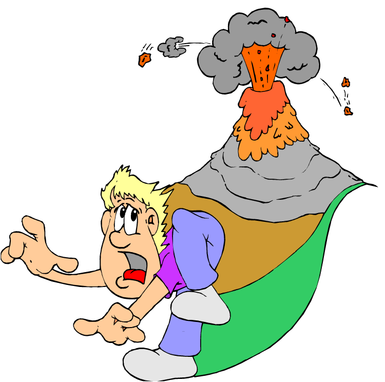 clipart volcano pictures - photo #42