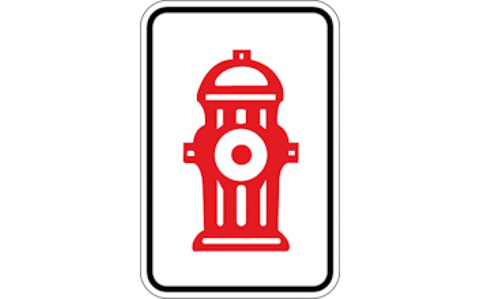 Fire Hydrant Symbol - Parking Signs - Education - Products By Industry