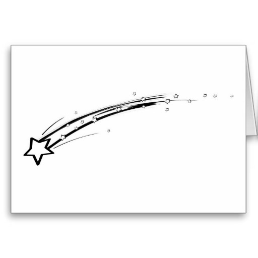 Shooting Star Cartoon Black White Images & Pictures - Becuo