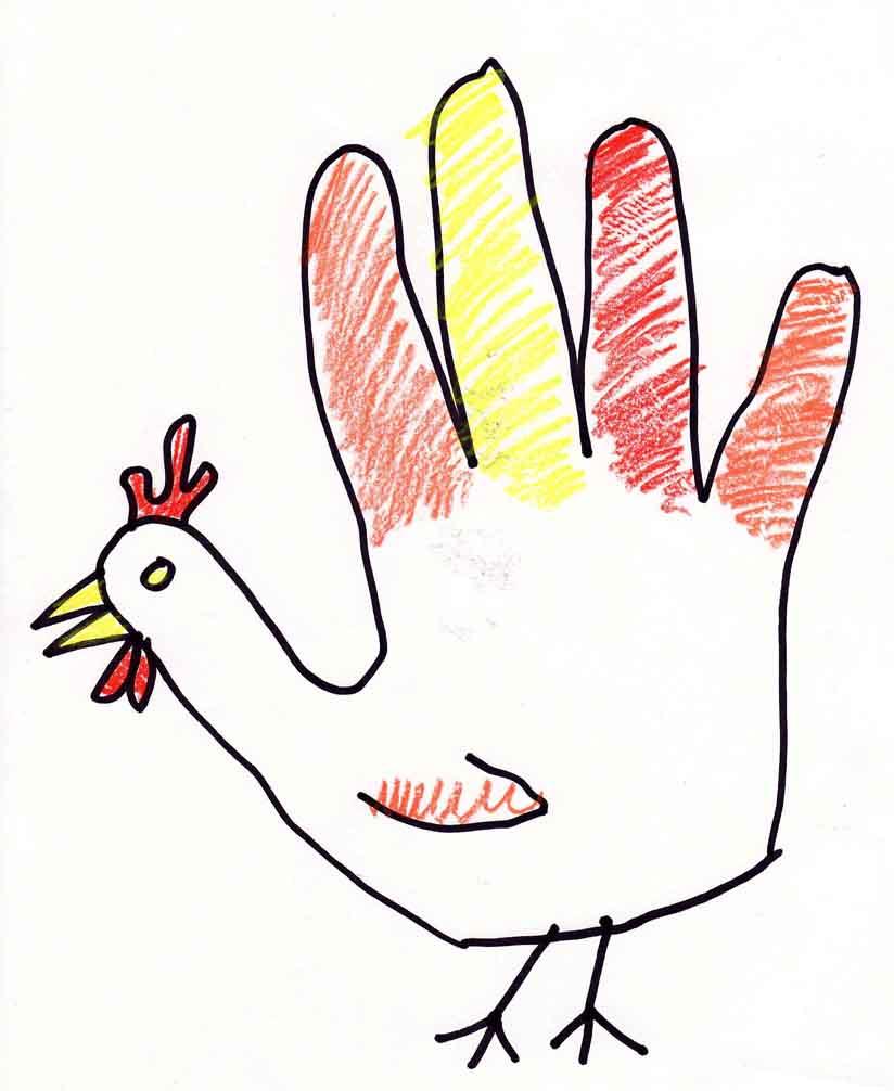 Turkey Hand Coloring Page Printable Coloring Sheet 99Coloring.Com ...