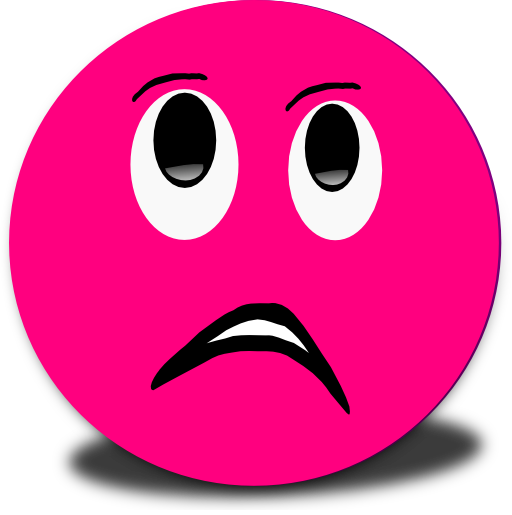 Frustrated Smiley Pink Emoticon Clipart | i2Clipart - Royalty Free ...