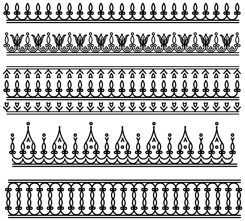 Border designs / Patterns to tranfer - Works by Sumathi - Indian ...
