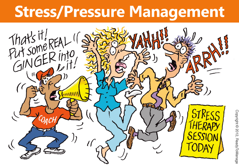 Stress / Pressure Management Cartoon | ReadyToManage