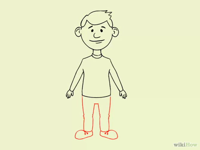 How To Draw A Person Cartoon Easy slide share