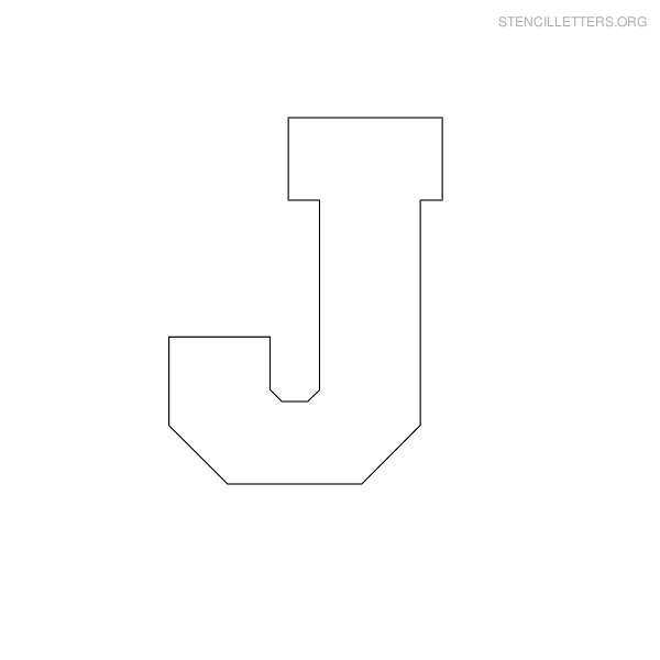 Stencil Letters J Printable Free J Stencils | Stencil Letters Org