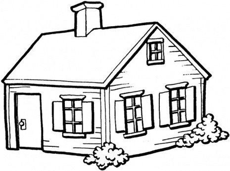 Line Drawing Of A House - ClipArt Best