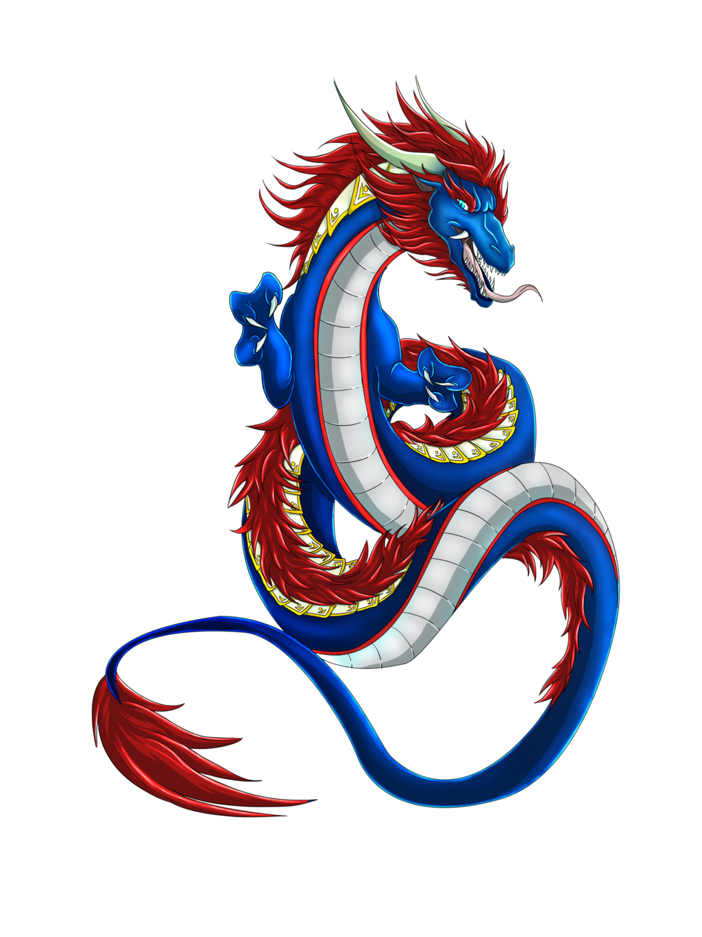Chinese Dragon Outline - Cliparts.co