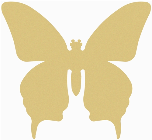 Butterfly Unfinished Cutout, Wooden Shape, Paintable MDF DIY Craft ...