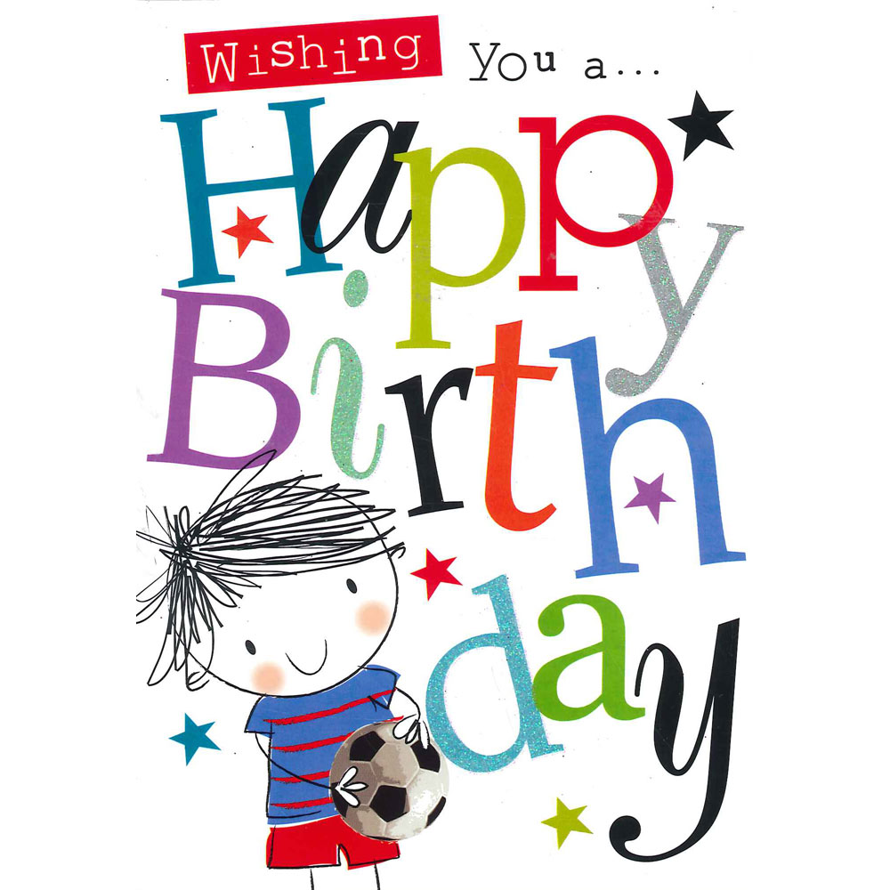 Paper Place Birthday Boy Wishes Card | Birthday Cards at The Works