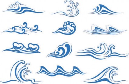 Wave vector graphic 1 Free vector in Encapsulated PostScript eps ...