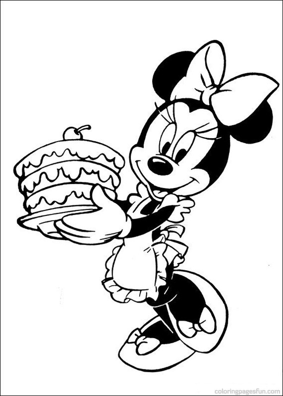 minnie mouse coloring pages #89228 - Prints and Colors