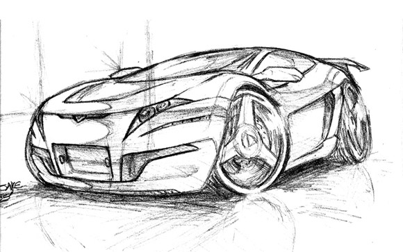 Amazing Concept Car Drawings | Denis Designs | Free Photoshop ...