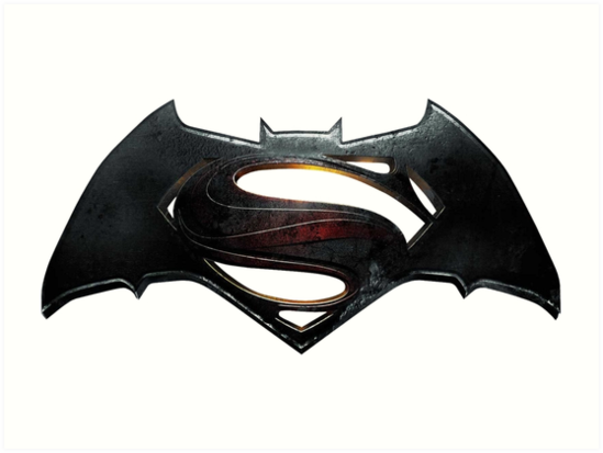 Batman VS Superman Logo" Art Prints by Joseph Galbraith | Redbubble
