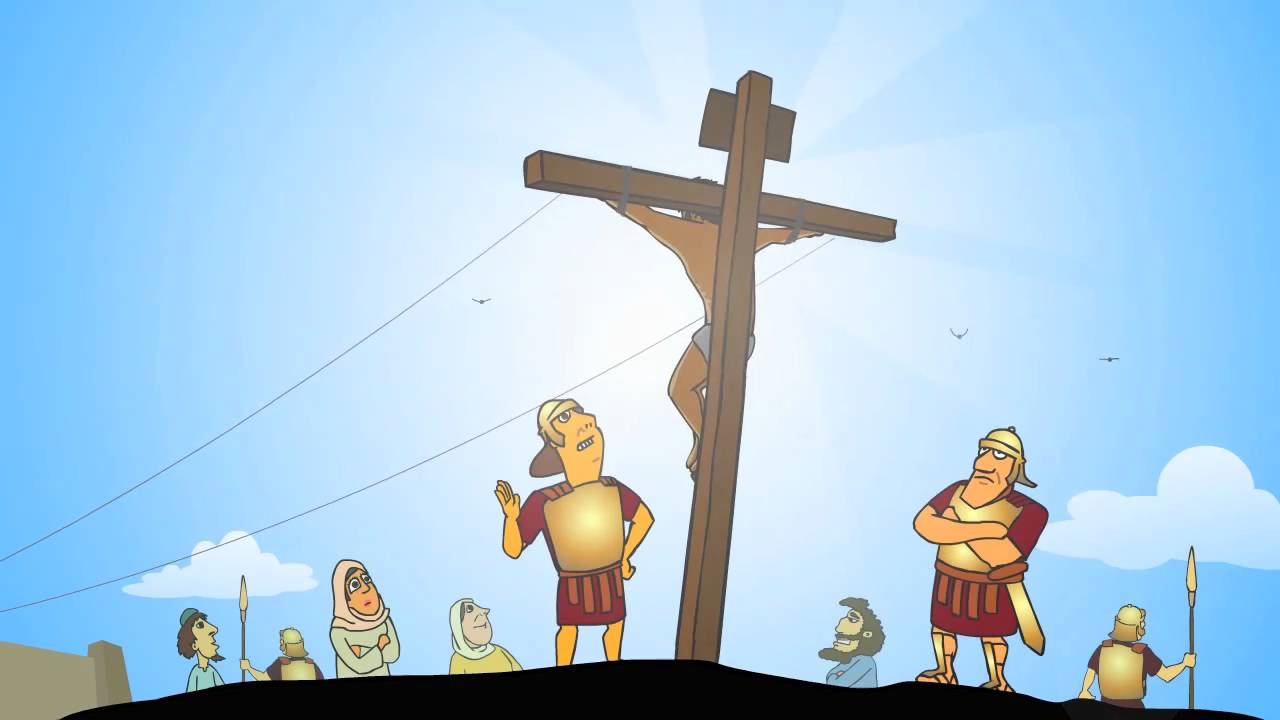 The Easter story animated 1/3 - Jesus is nailed to a cross (HD ...