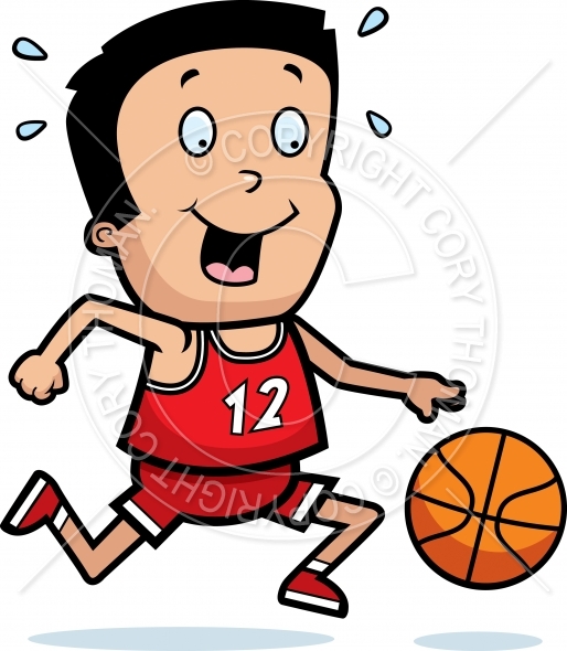 Cartoon Boy Basketball Vector and Royalty Free License - Cory ...