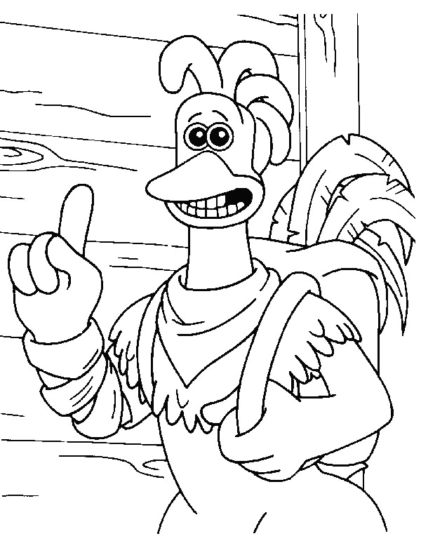 Chicken Run Coloring Pages | Learn To Coloring