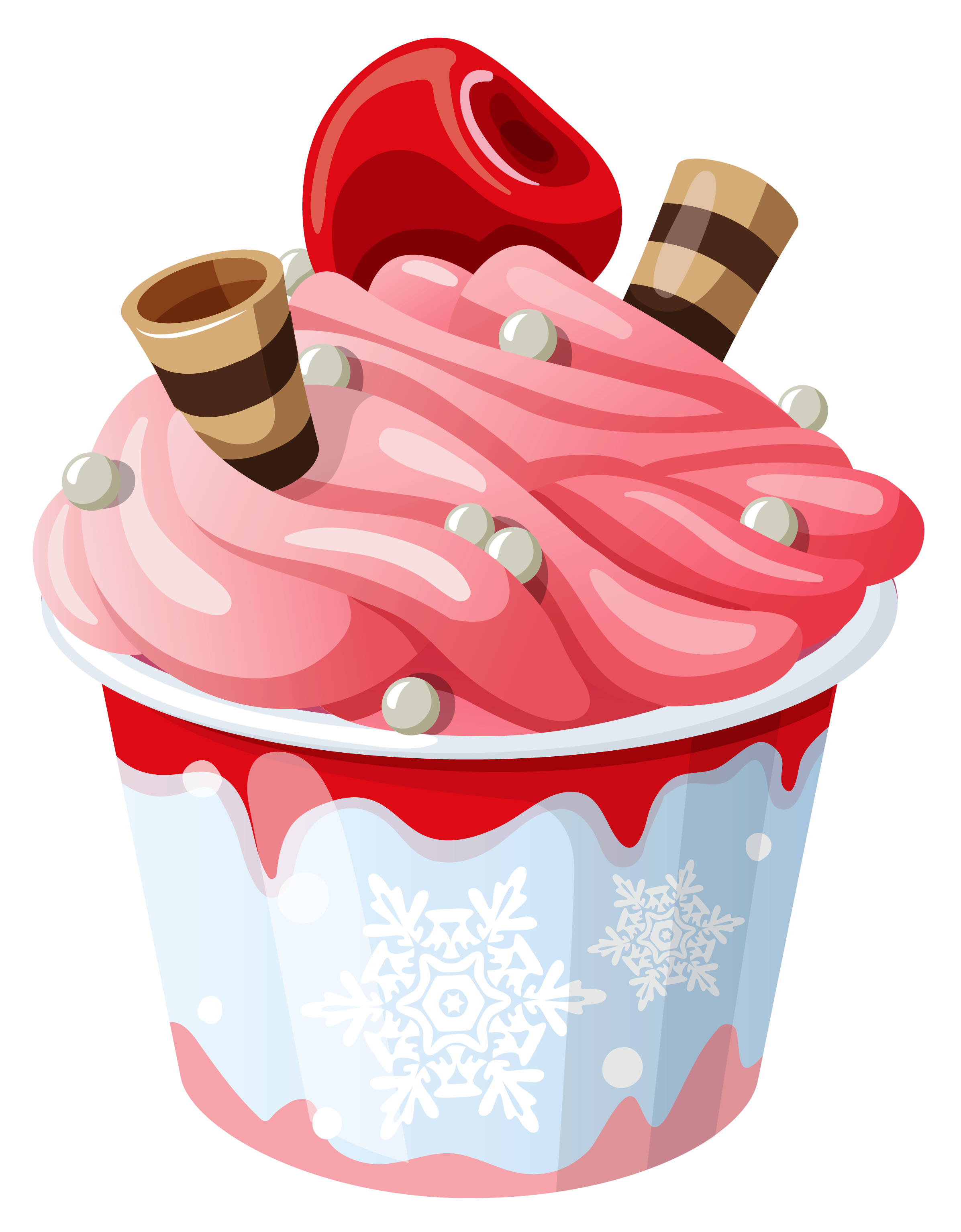 ice cream in a bowl clipart - photo #20