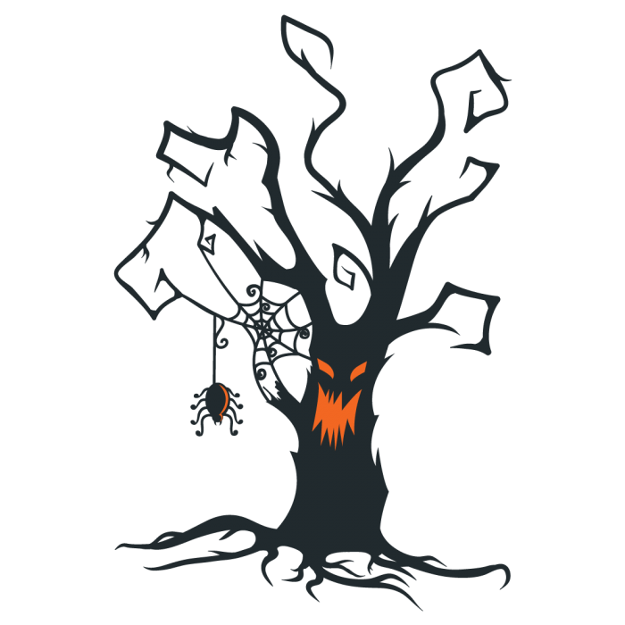 Scary Tree - Cliparts.co