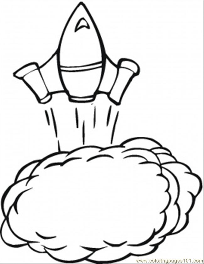 rocketship or spaceships Colouring Pages
