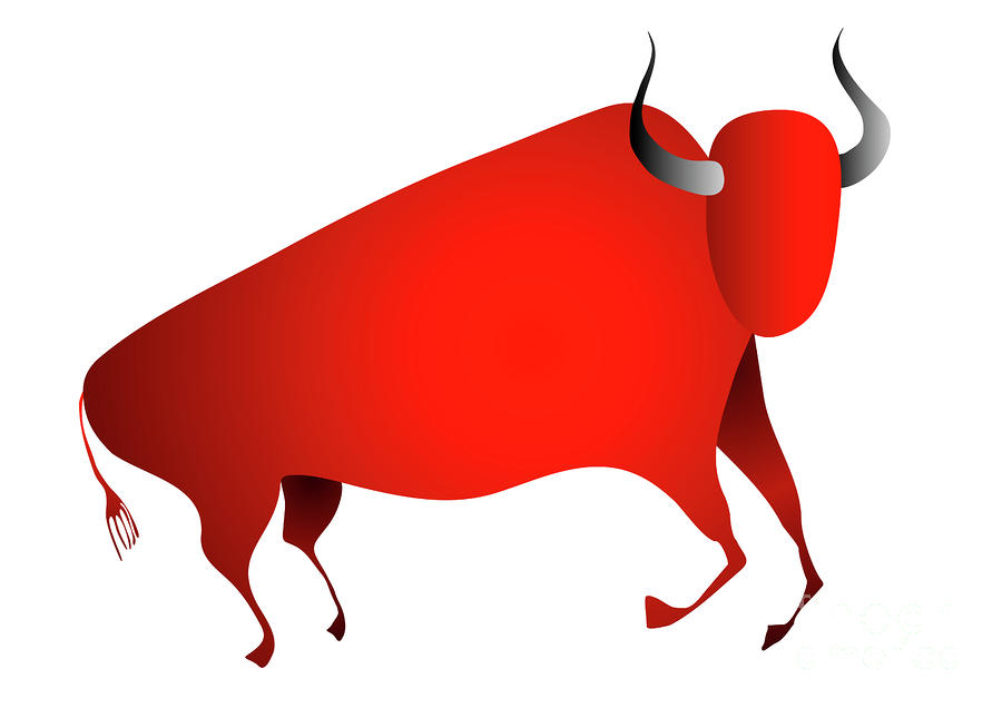 Bull Looks Like Cave Painting by Michal Boubin - Bull Looks Like ...