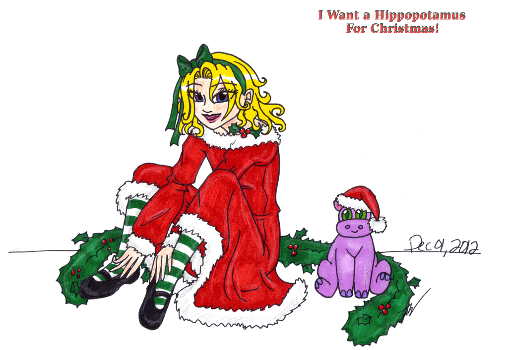 I Want a Hippopotamus For Christmas by HumanStick on deviantART
