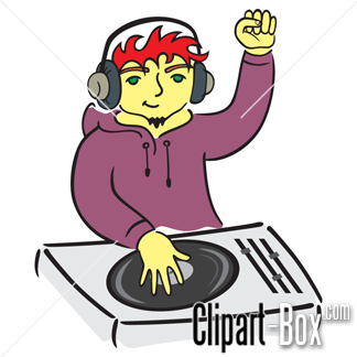 CLIPART DJ CARTOON STYLE | Royalty free vector design