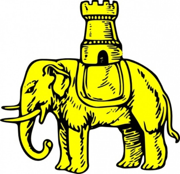 yellow elephant clipart - photo #44
