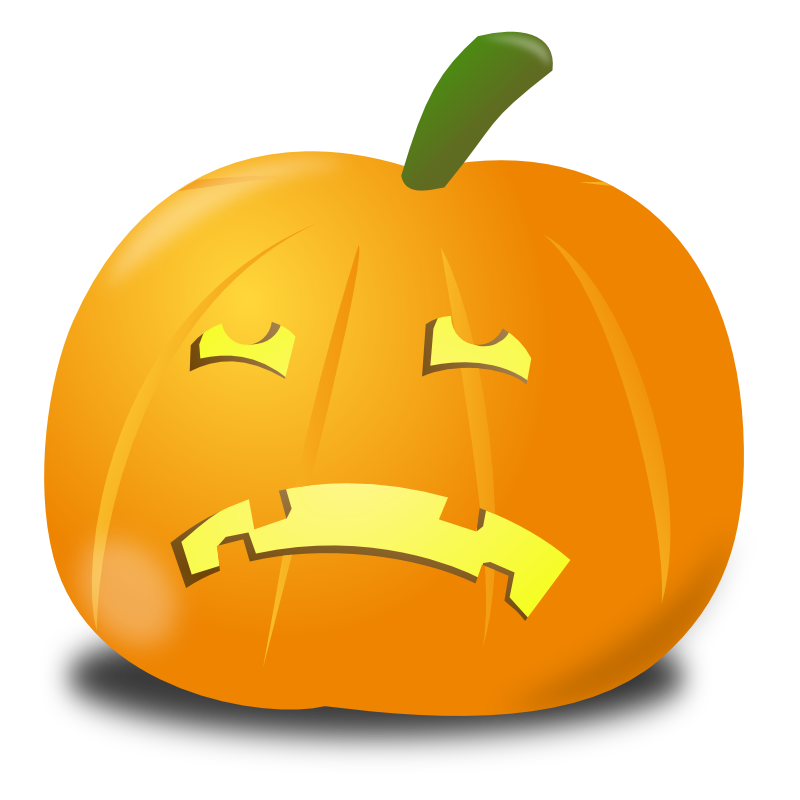 Sad Pumpkin Clip Art Images & Pictures - Becuo