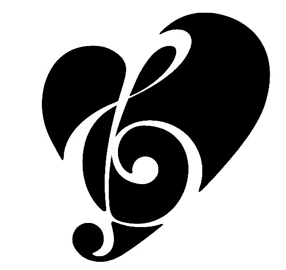 Simple Music Note Heart Picture and Photo | Imagesize: 27 kilobyte