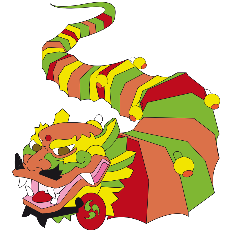 Clipart - the year of the dragon