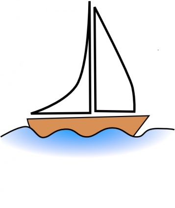 Cartoon Fishing Boat Clipart