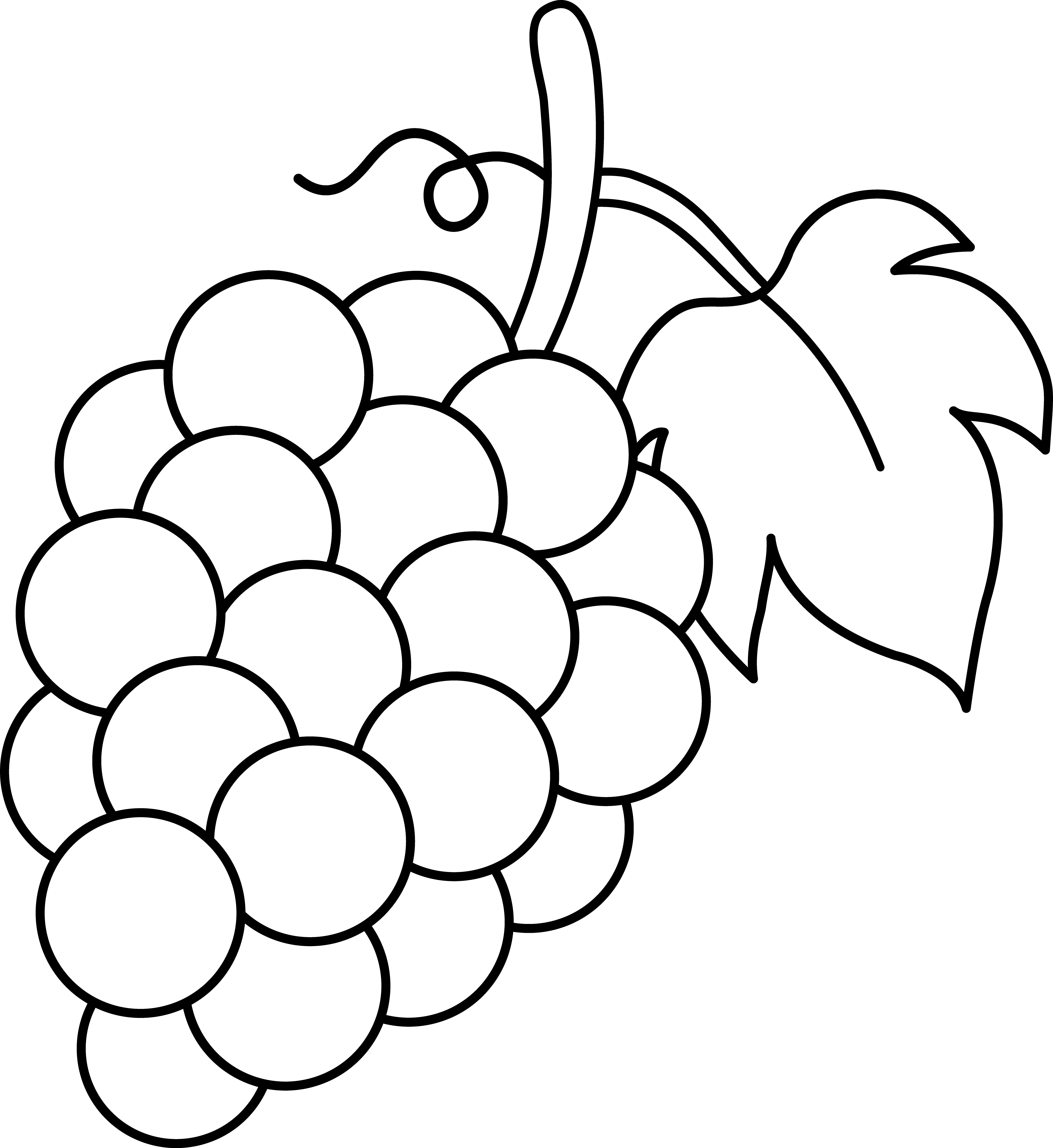 Fruit And Vegetable Clipart Black And White | Clipart Panda - Free ...