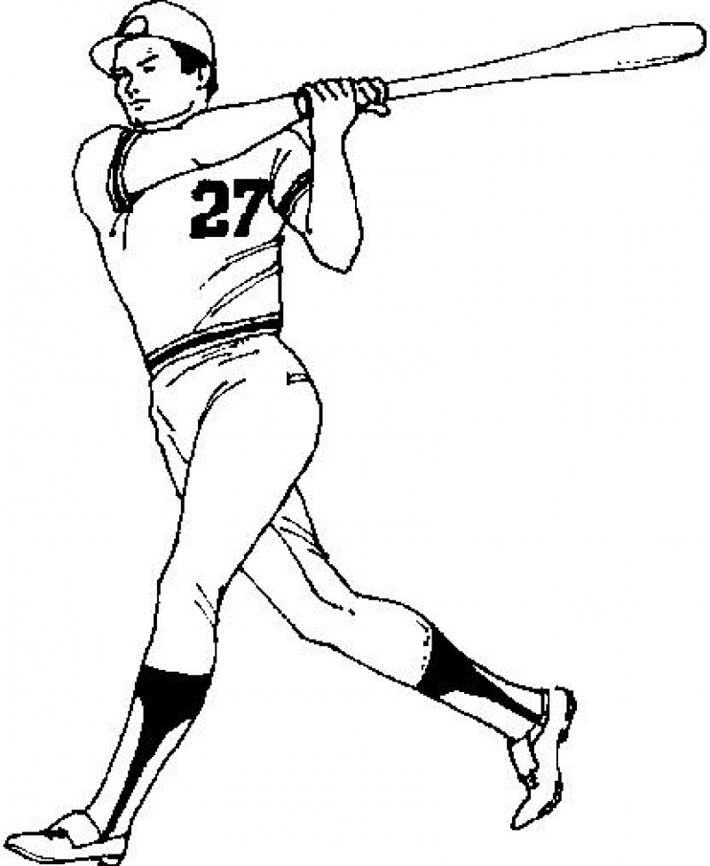 Baseball Players Coloring Pages - HD Printable Coloring Pages