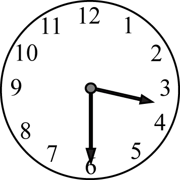 Half Past the Hour Clock Face Clip Art - Half Past the Hour Clock ...