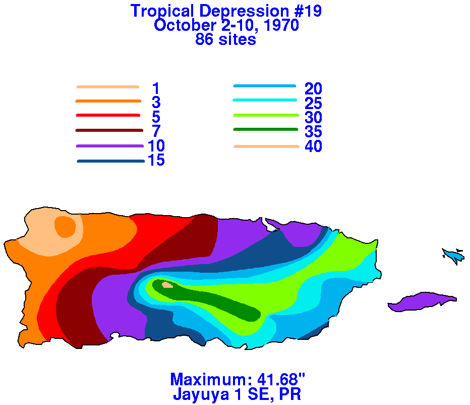 Tropical Depression #19 - October 2-10, 1970