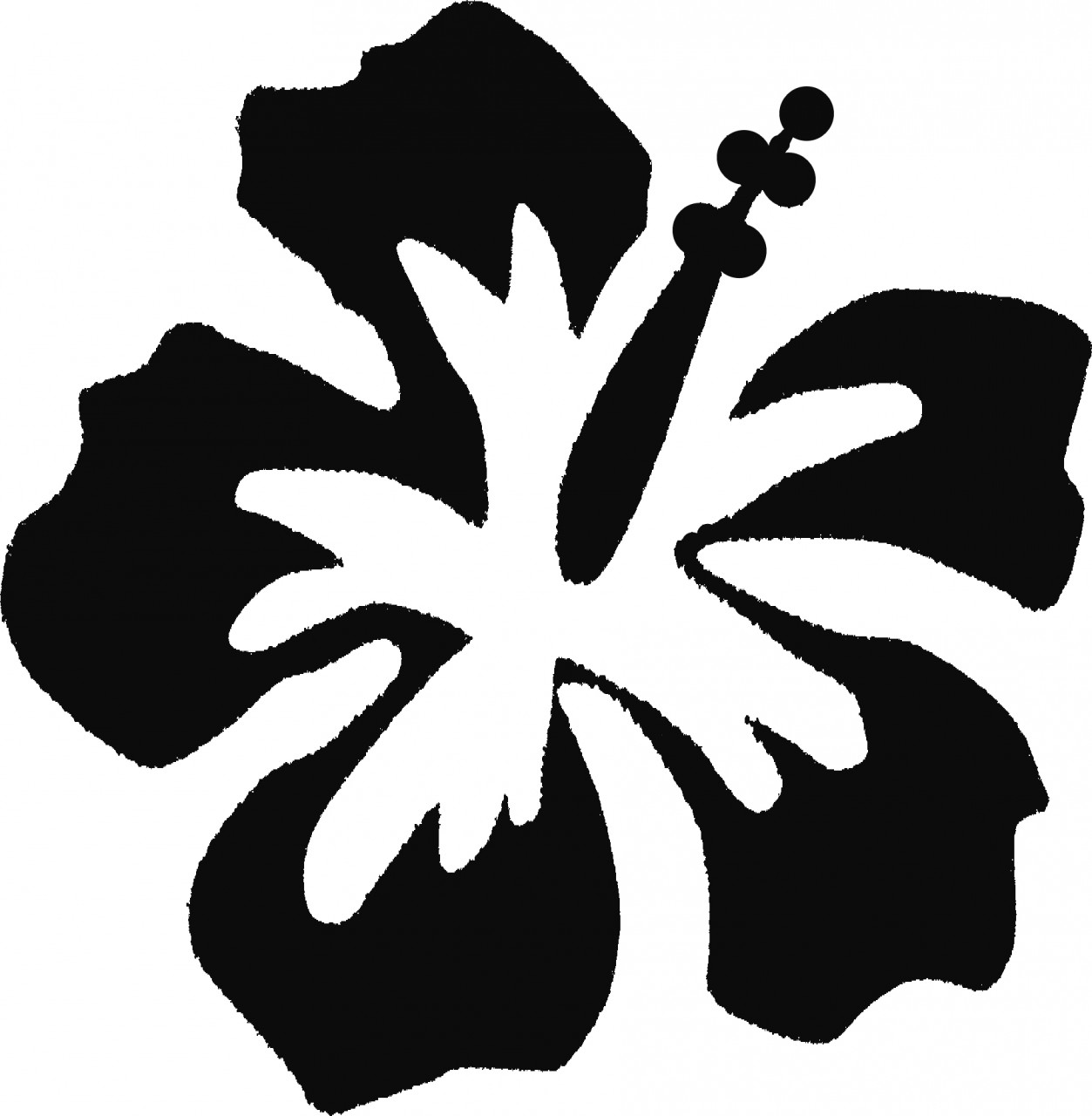 Images For > Hawaiian Flower Outline
