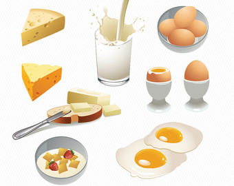 Popular items for food clipart on Etsy