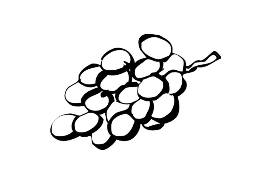 Coloring page grapes - img 9551.