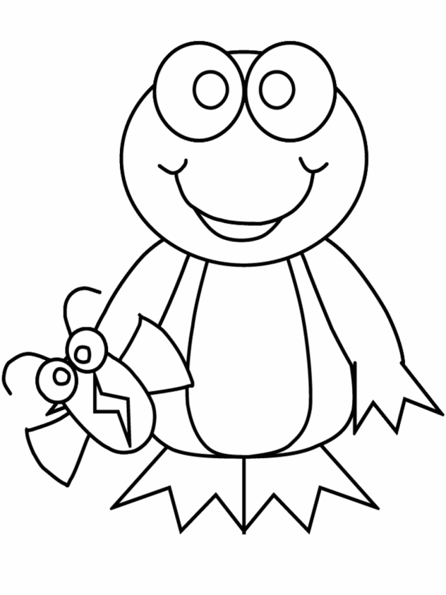 cartoon frog coloring pages | Coloring Pages