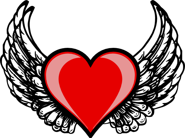 Picture Of Heart With Wings - ClipArt Best
