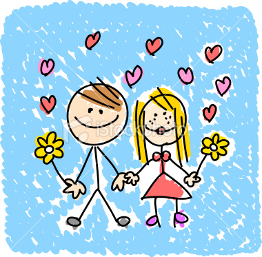 Pix For > Happy Couple Cartoon