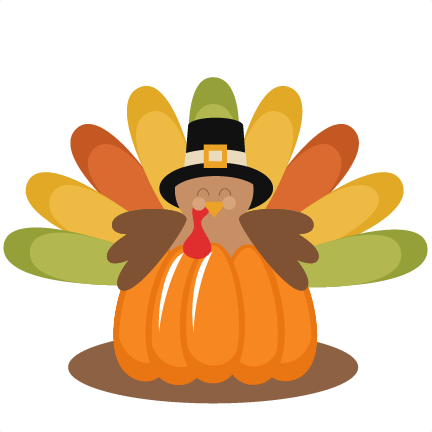 Turkey in Pumpkin SVG cutting file thanksgiving svg cuts cute clip ...