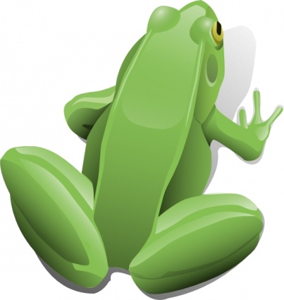 Sitting Frog clip art - Download free Animal vectors