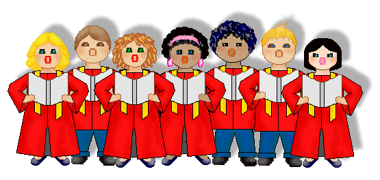 Choir Clip Art - Boys and Girls Singing