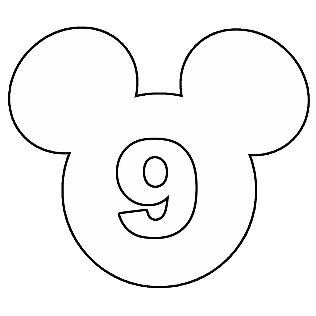Mickey mouse head coloring pages - Coloring Pages & Pictures - IMAGIXS